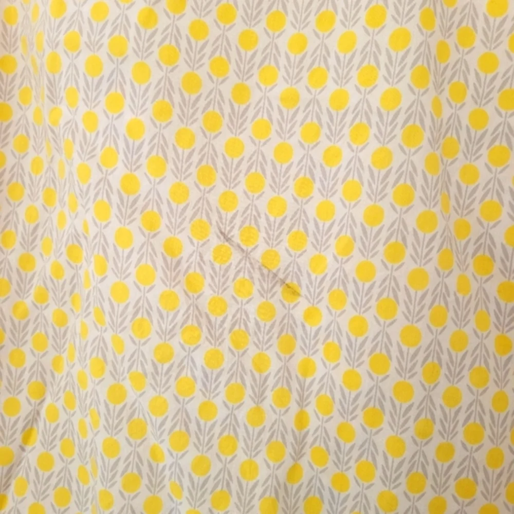 Sleep Sense Cotton Modal Blend Dots Yellow PJs Top S‎
